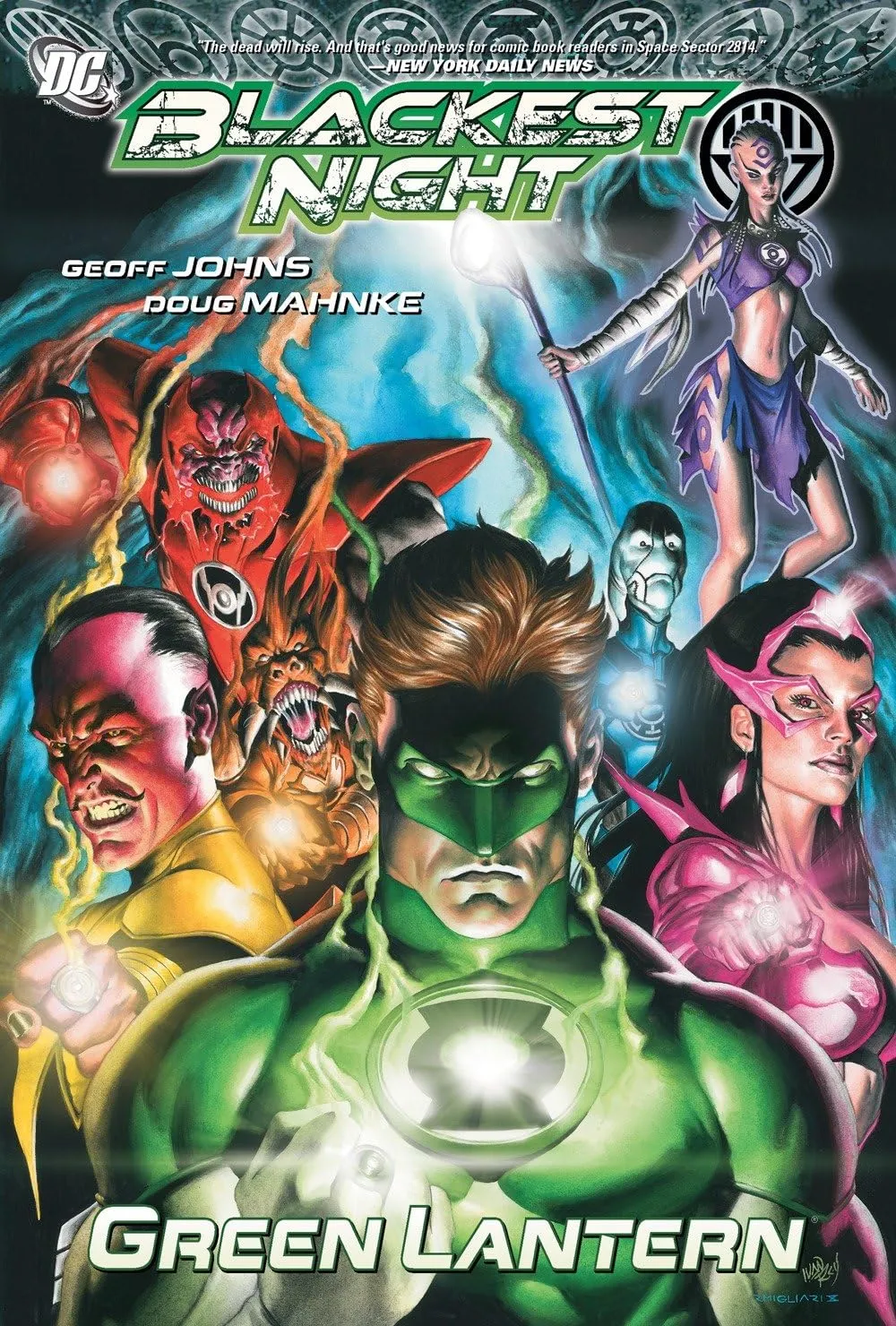 Blackest Night Graphic Novel by DC Comics - Green Lantern Edition