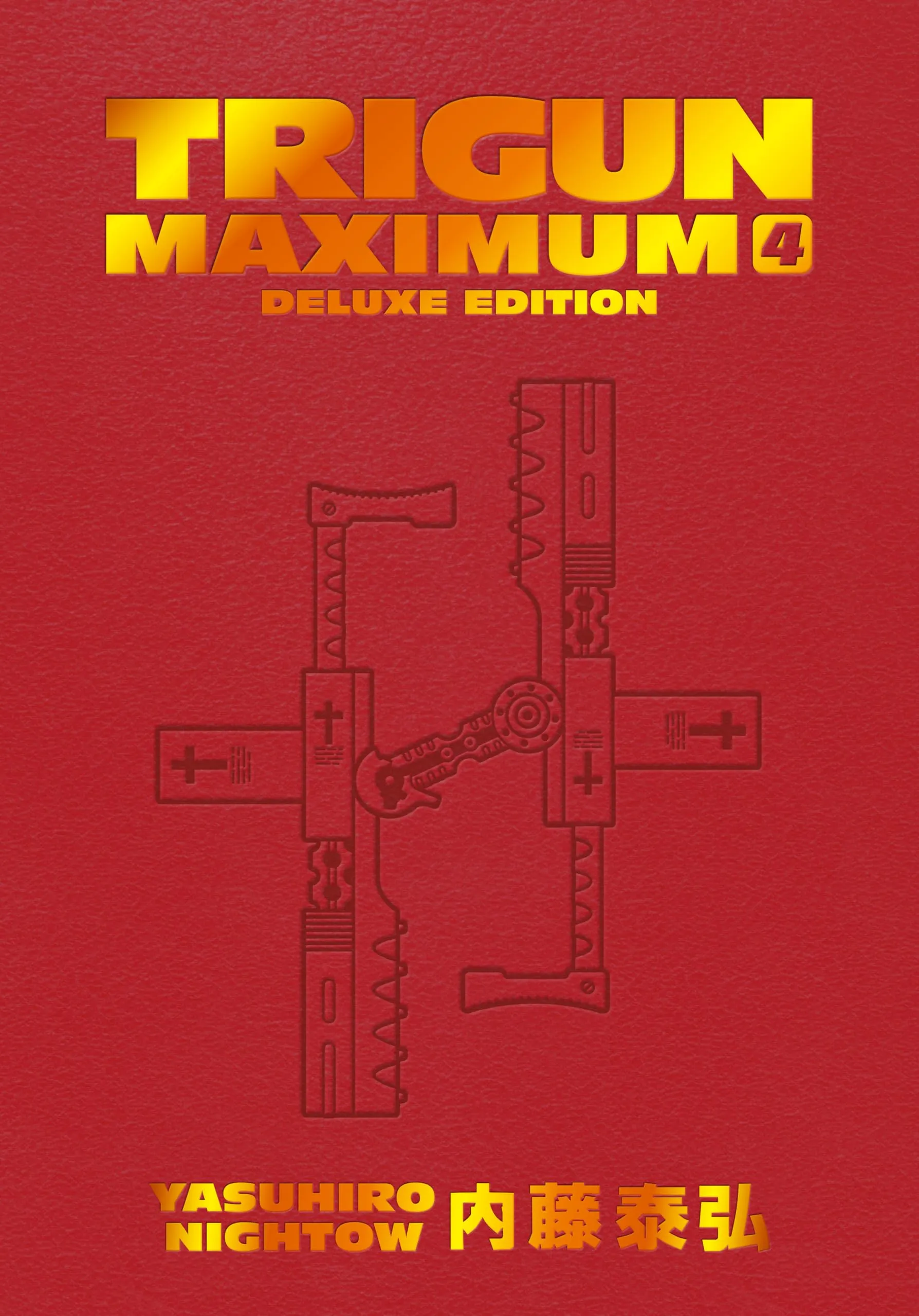 Trigun Maximum Deluxe Edition Volume 4 - Hardcover, Faux Leather, Includes Volumes 10-12