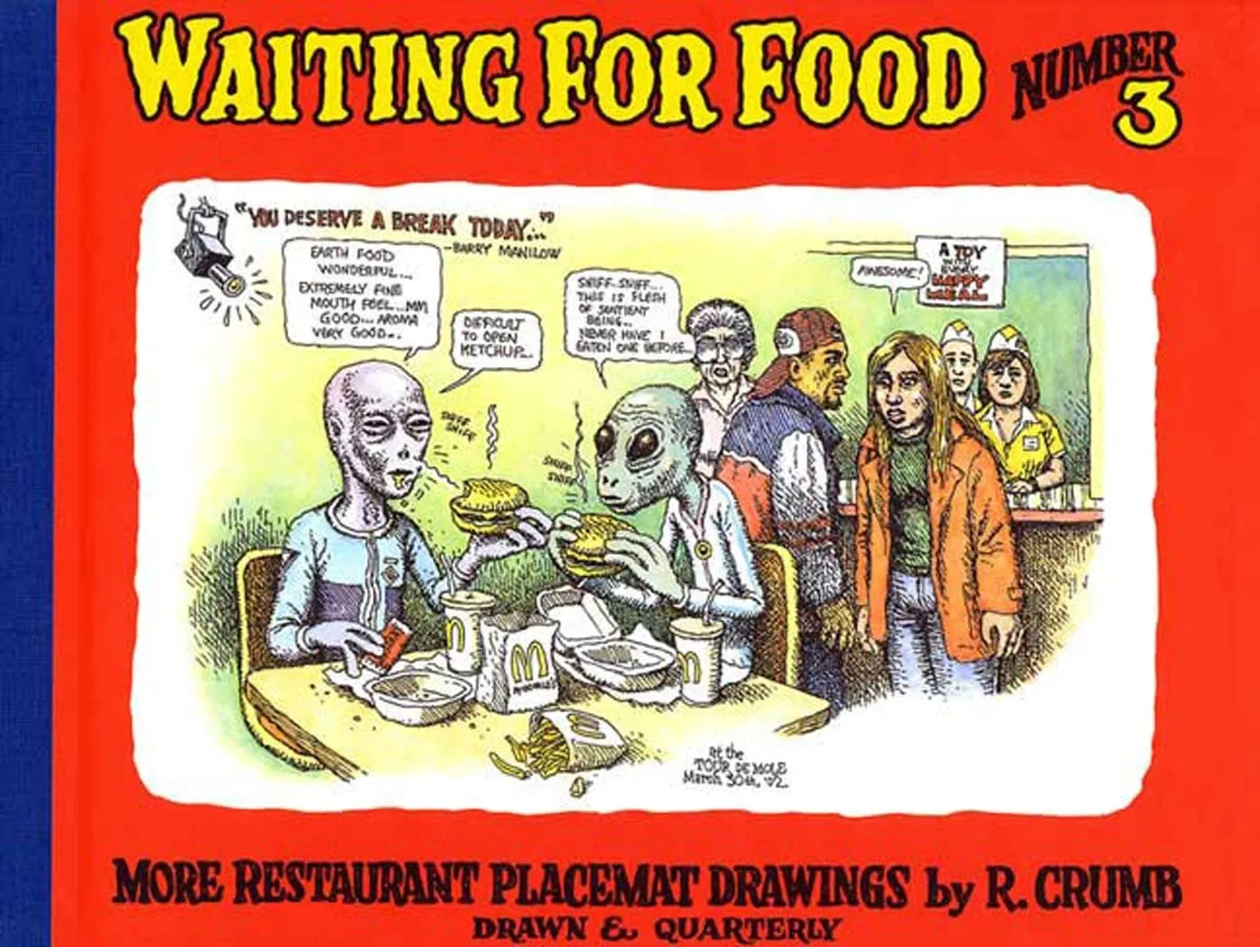 Waiting for Food, Number 3: Restaurant Placemat Drawings by Drawn and Quarterly